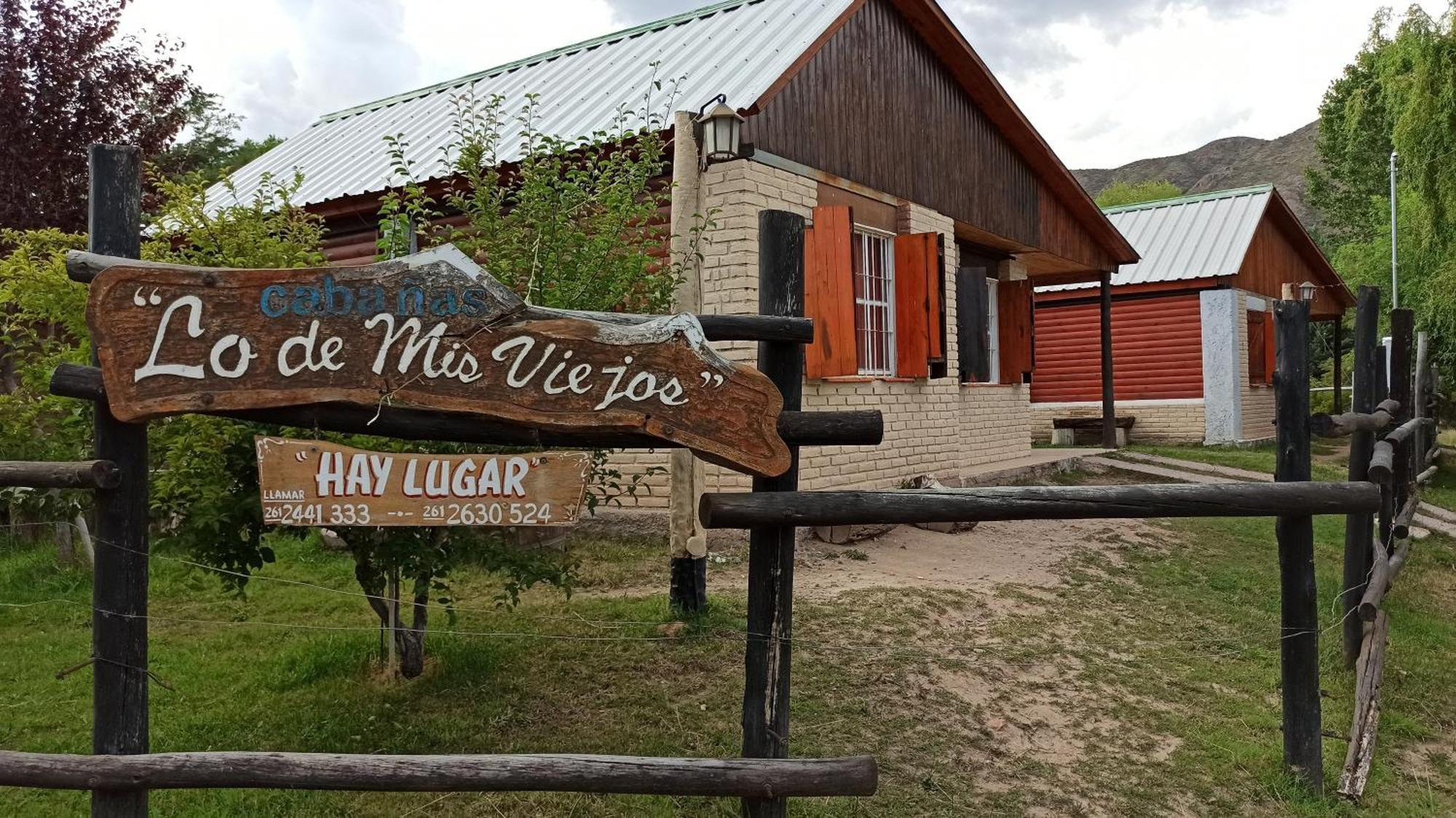 "Lo De Mis Viejos" Villa Potrerillos Eksteriør bilde