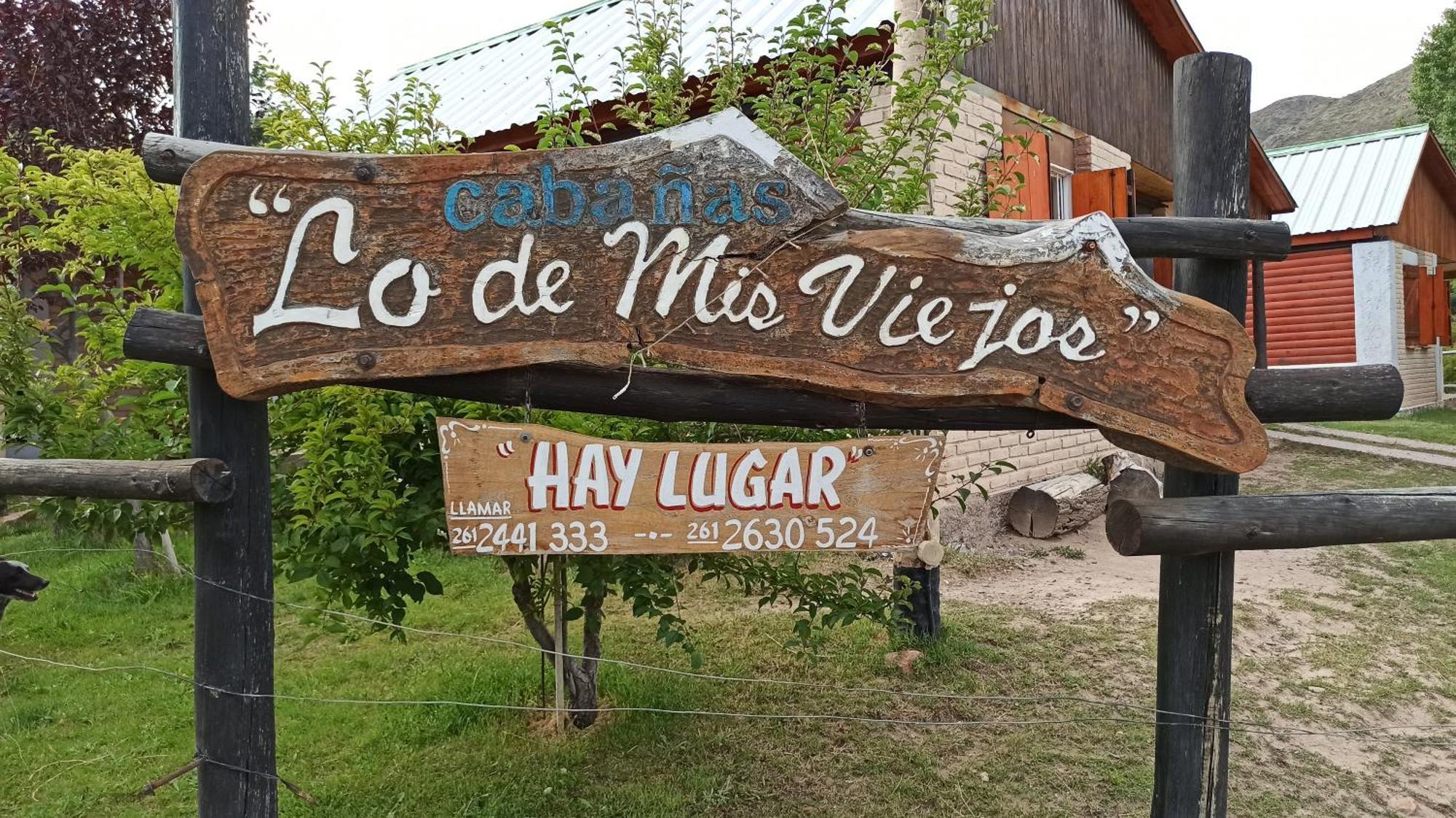 "Lo De Mis Viejos" Villa Potrerillos Eksteriør bilde